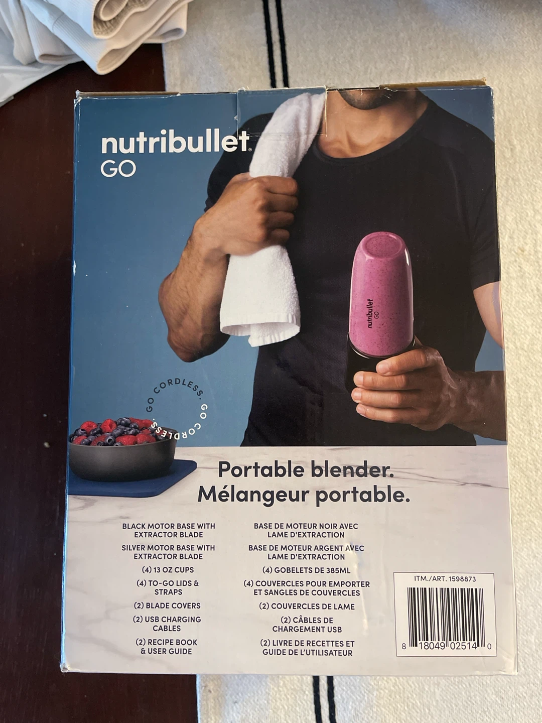 NutriBullet GO Portable Blender 2-Pack. Unused - photo 2