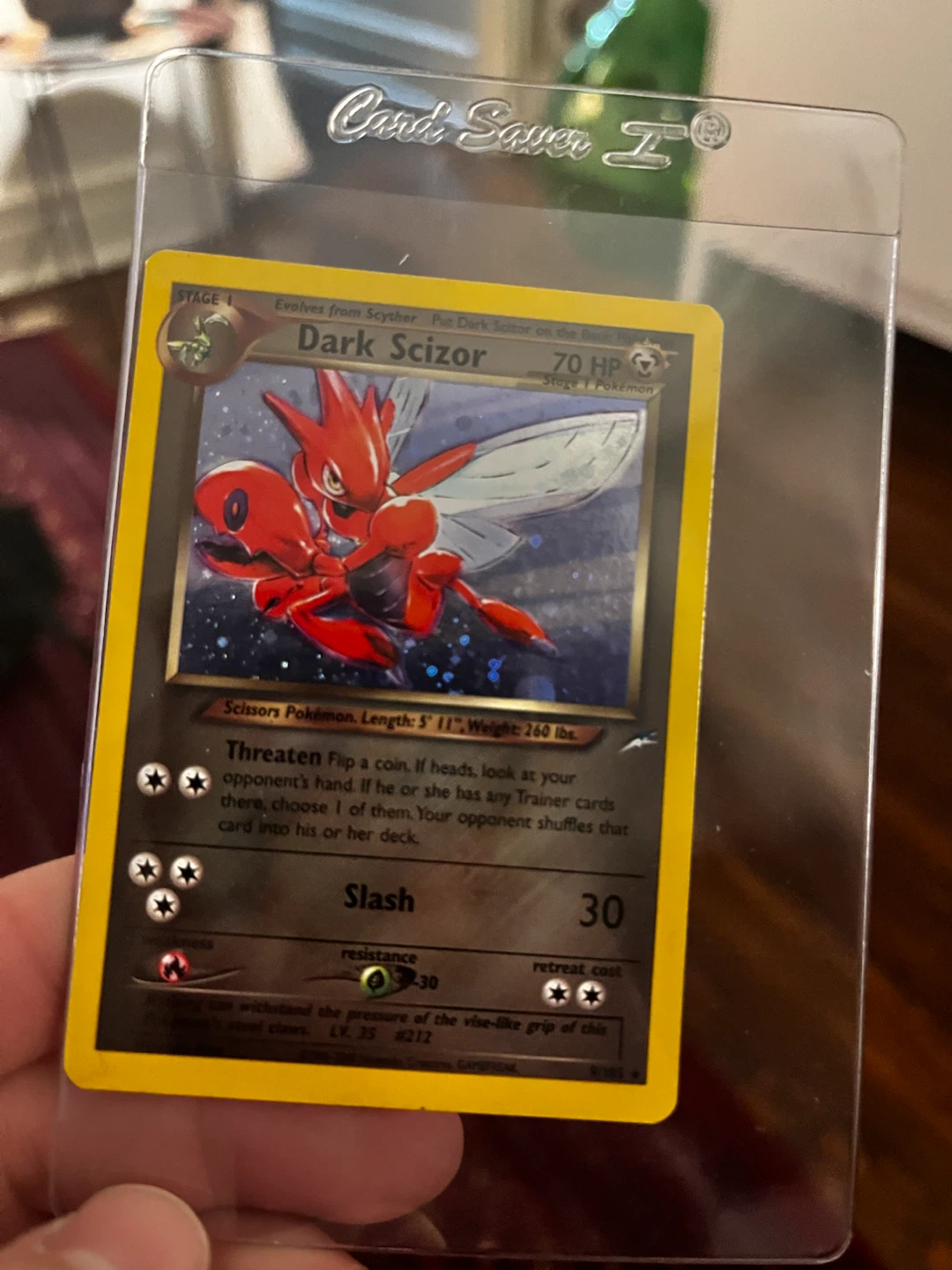 Pokemon Dark Scizor holo Card