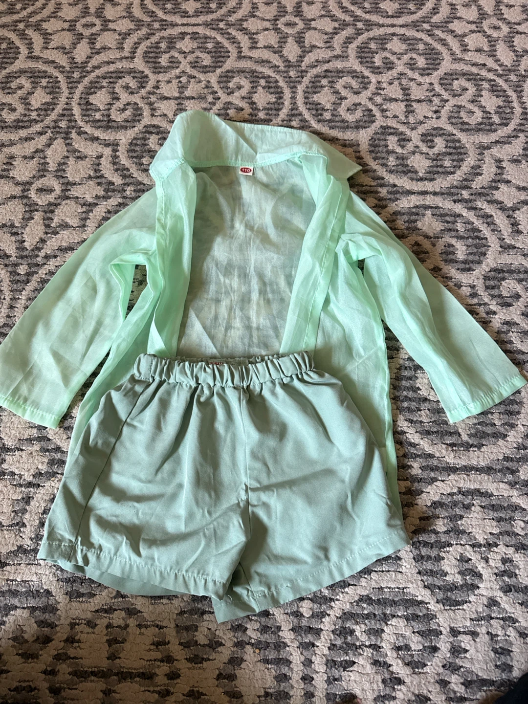 Mint Green Pyjama Set Size 110