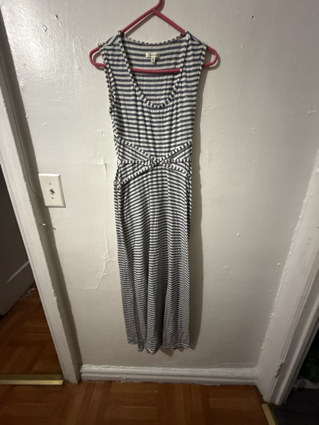 Max Studio Striped Maxi Dress Size S