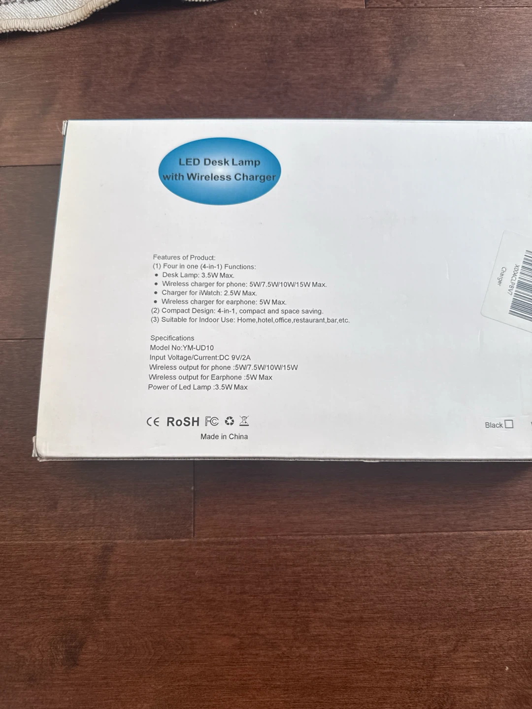 LED Desk Lamp with Wireless Charger - photo 2