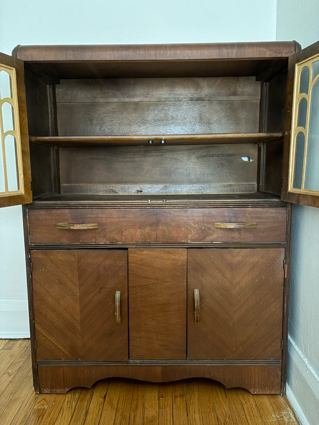 *FREE* Vintage China Cabinet with Glass Doors - photo 2