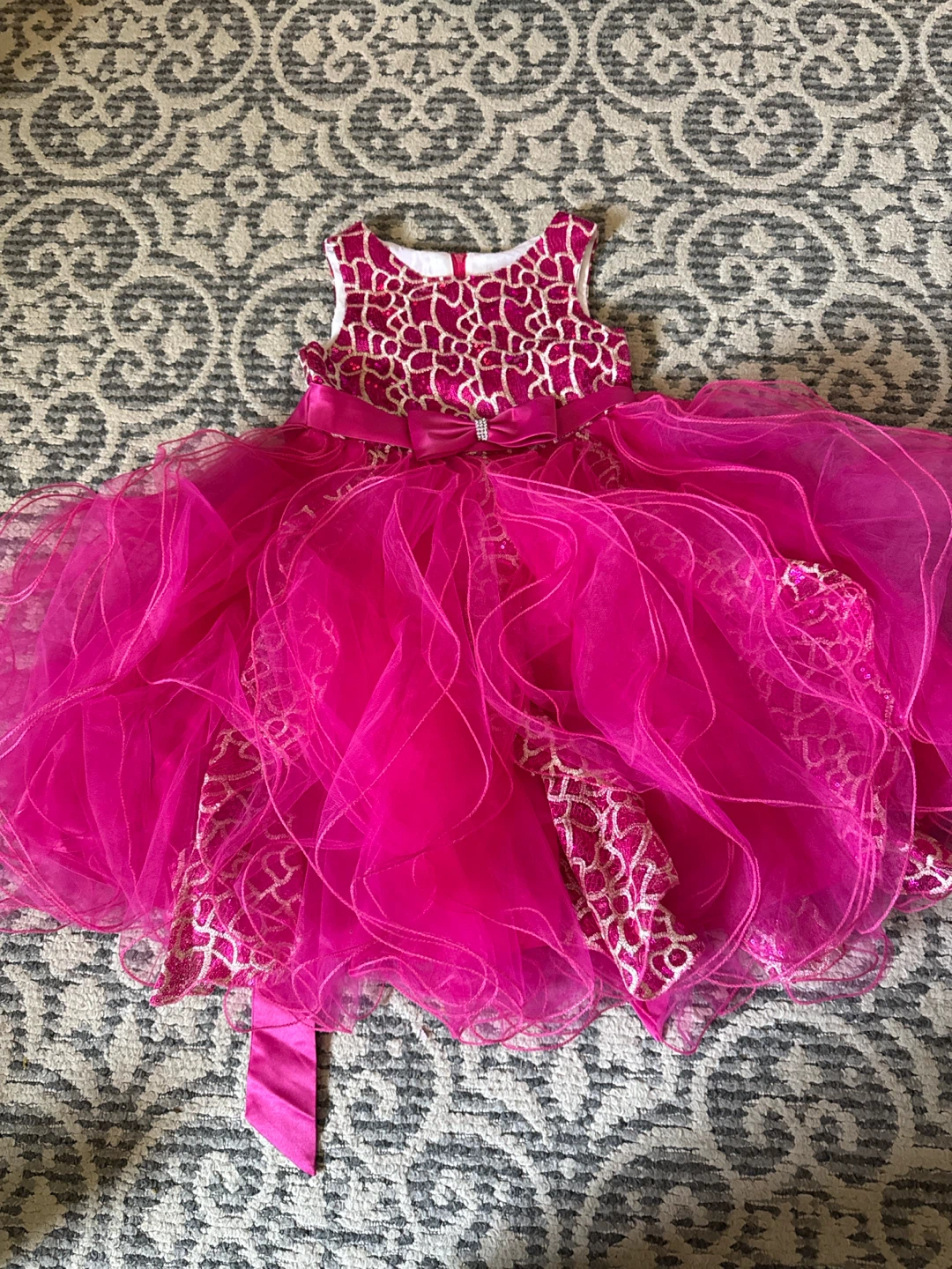 Hot Pink Girls Dress Size 8