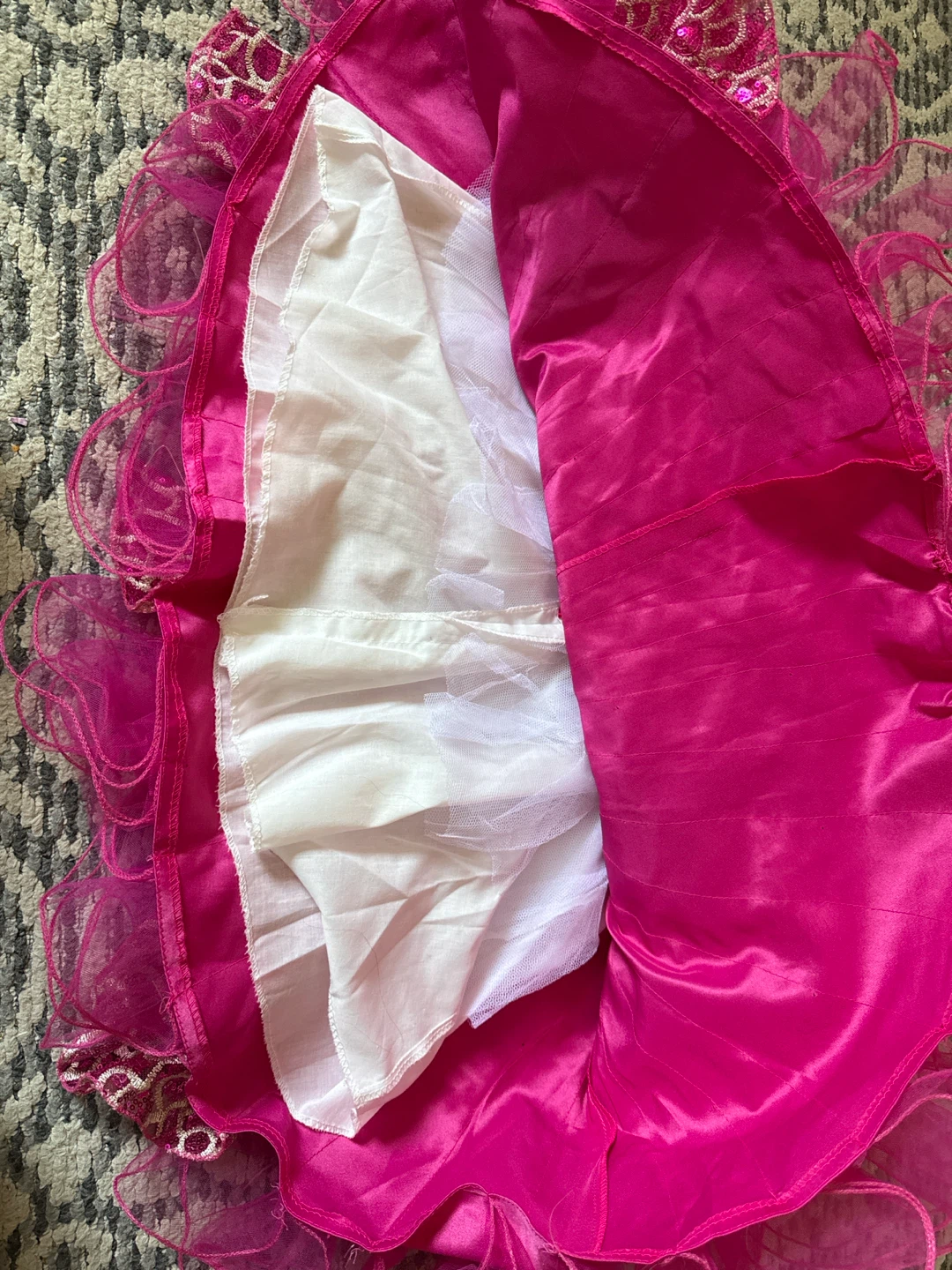 Hot Pink Girls Dress Size 8 - photo 3