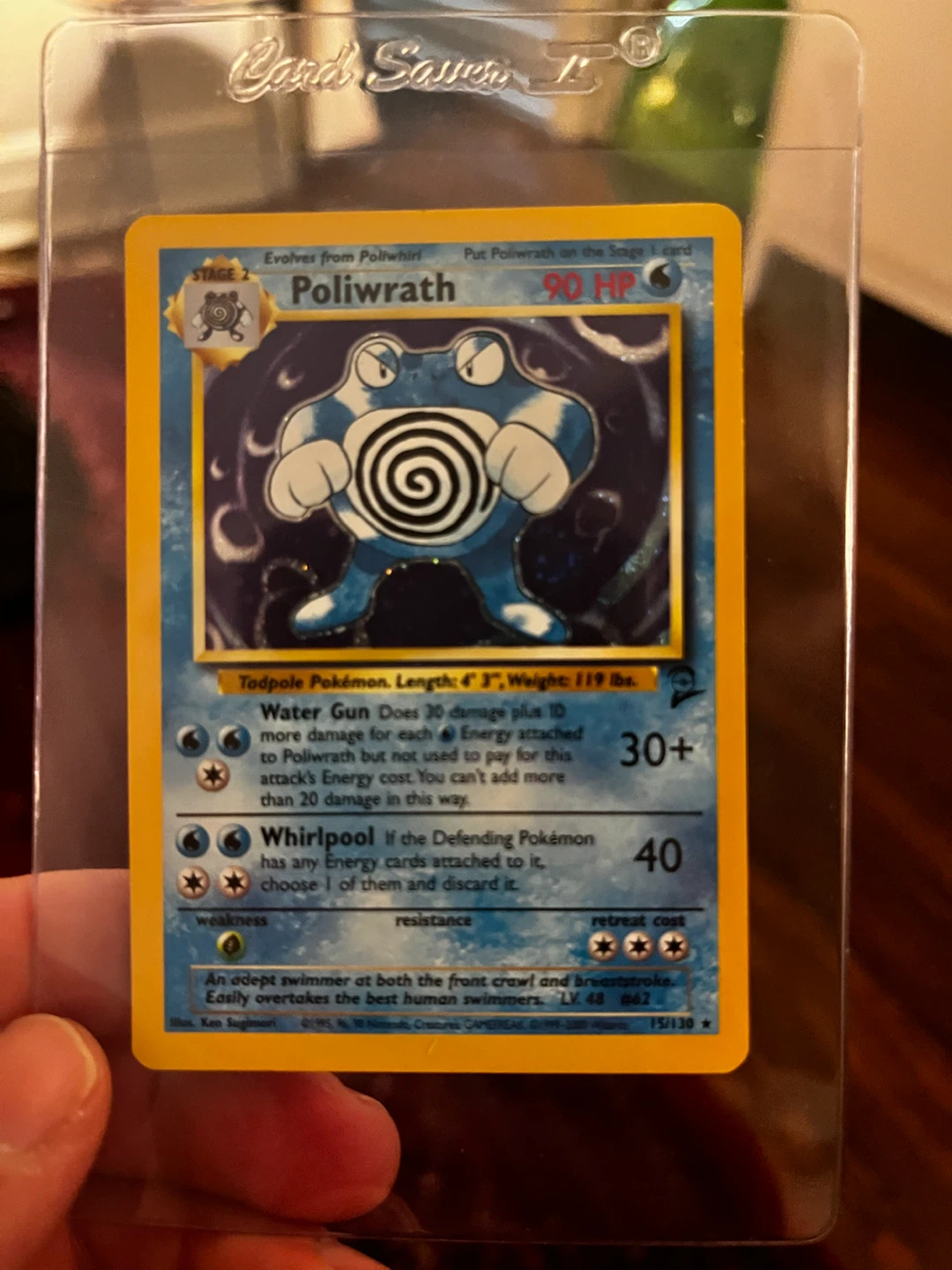 Pokemon Poliwrath Trading Card 15/130
