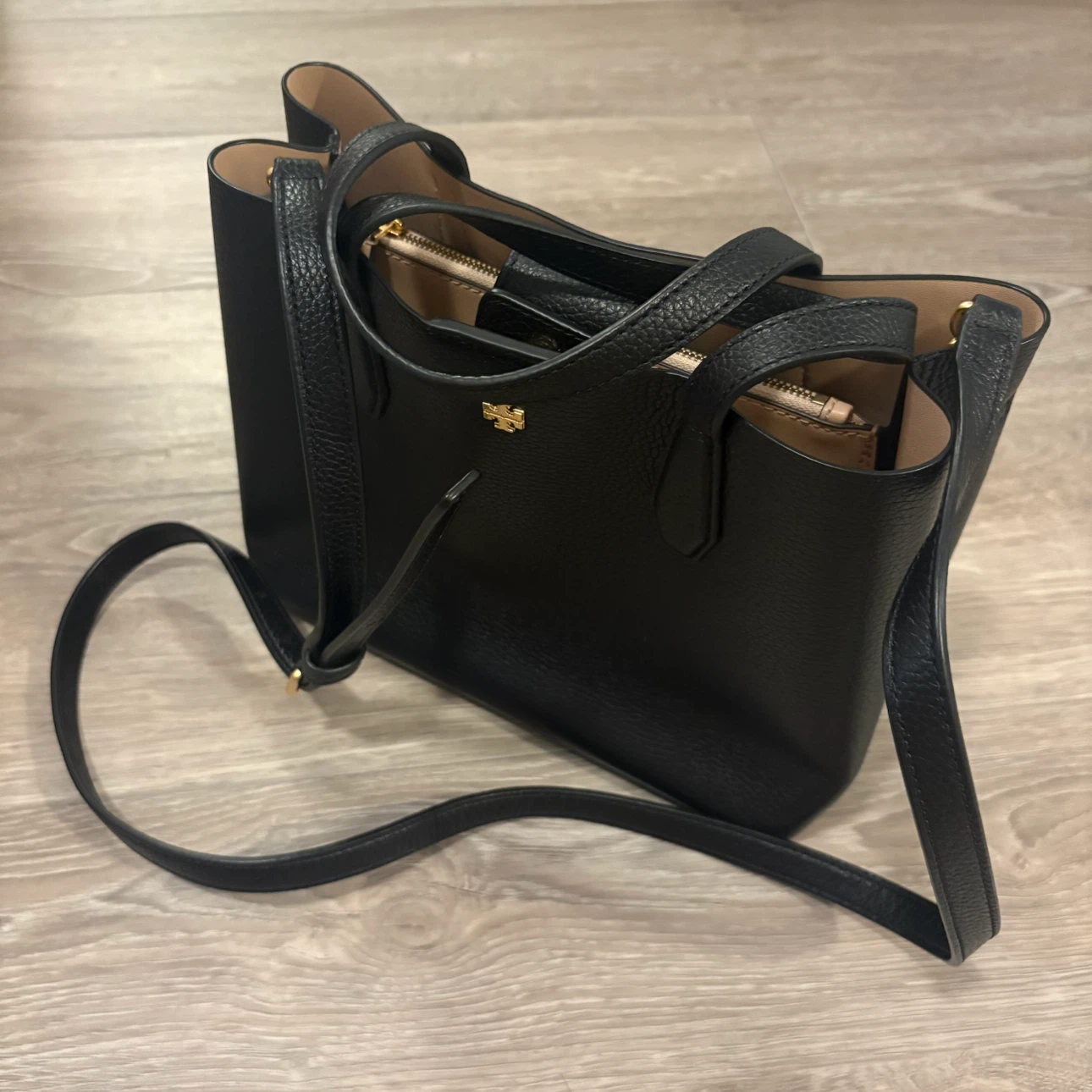 Tory Burch Black Leather Tote Bag - photo 2