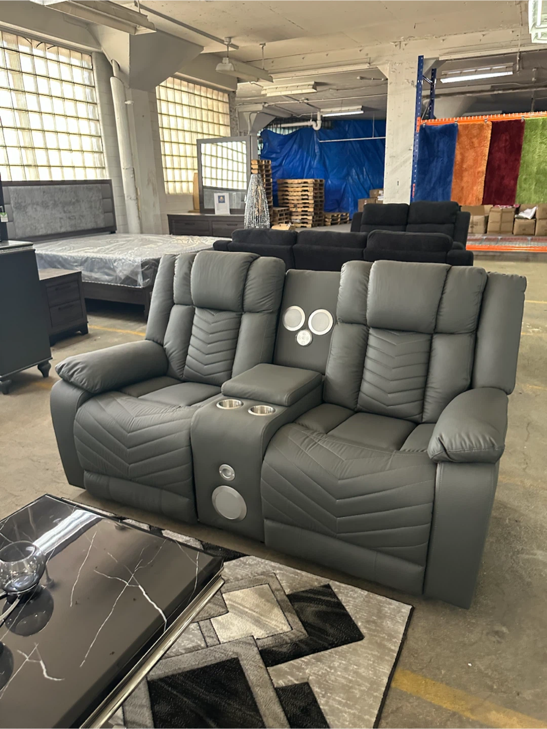 Sofa + loveseat + recliner (new) - photo 3