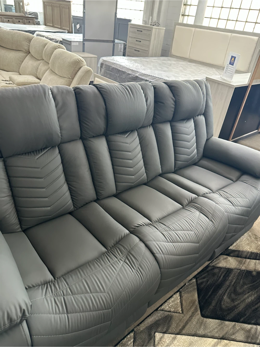 Sofa + loveseat + recliner (new) - photo 4