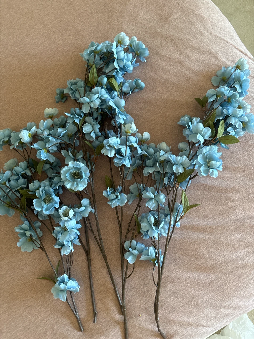 Artificial Blue Flowers