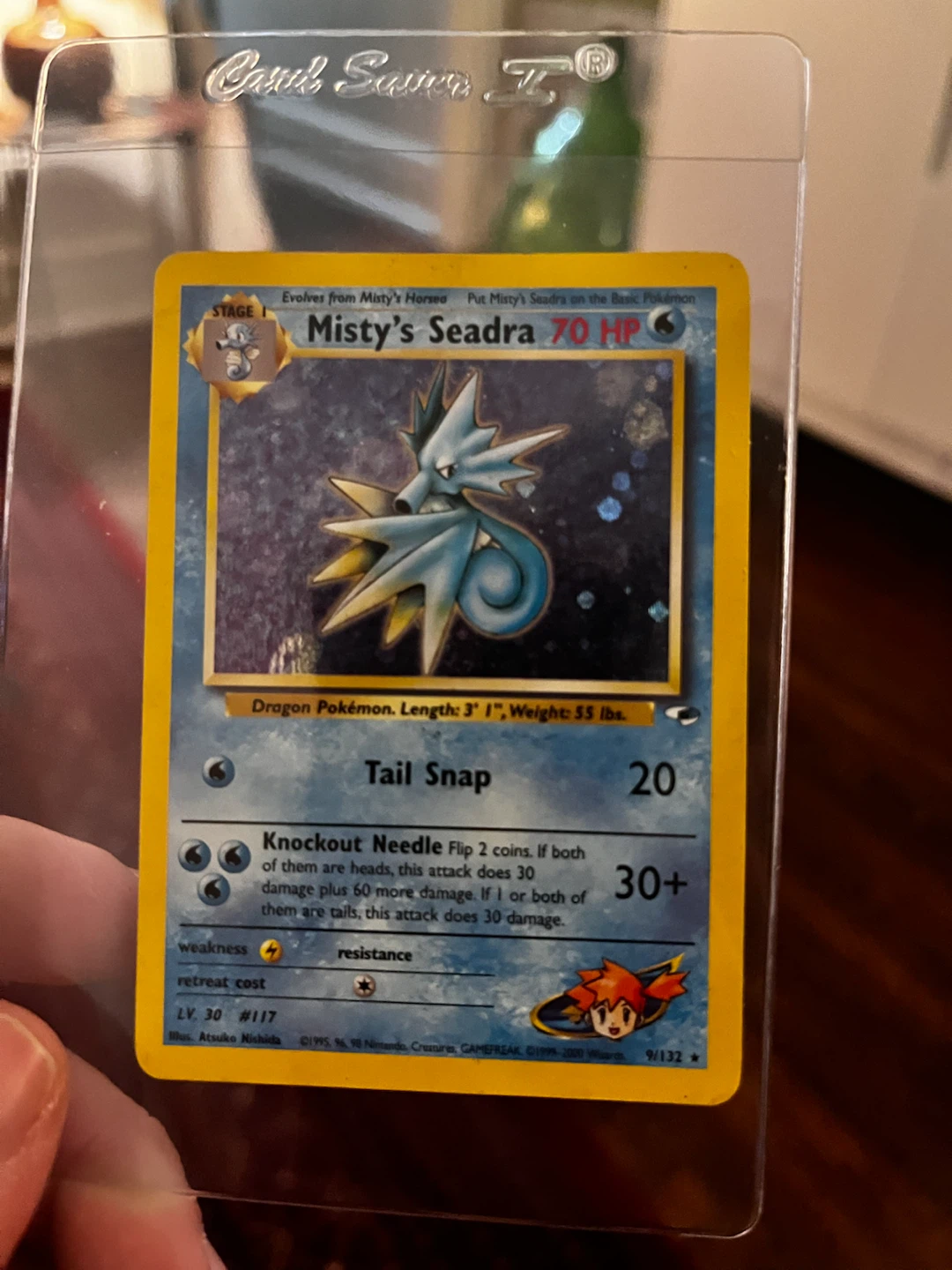 Pokemon Misty's Seadra Trading Card #117
