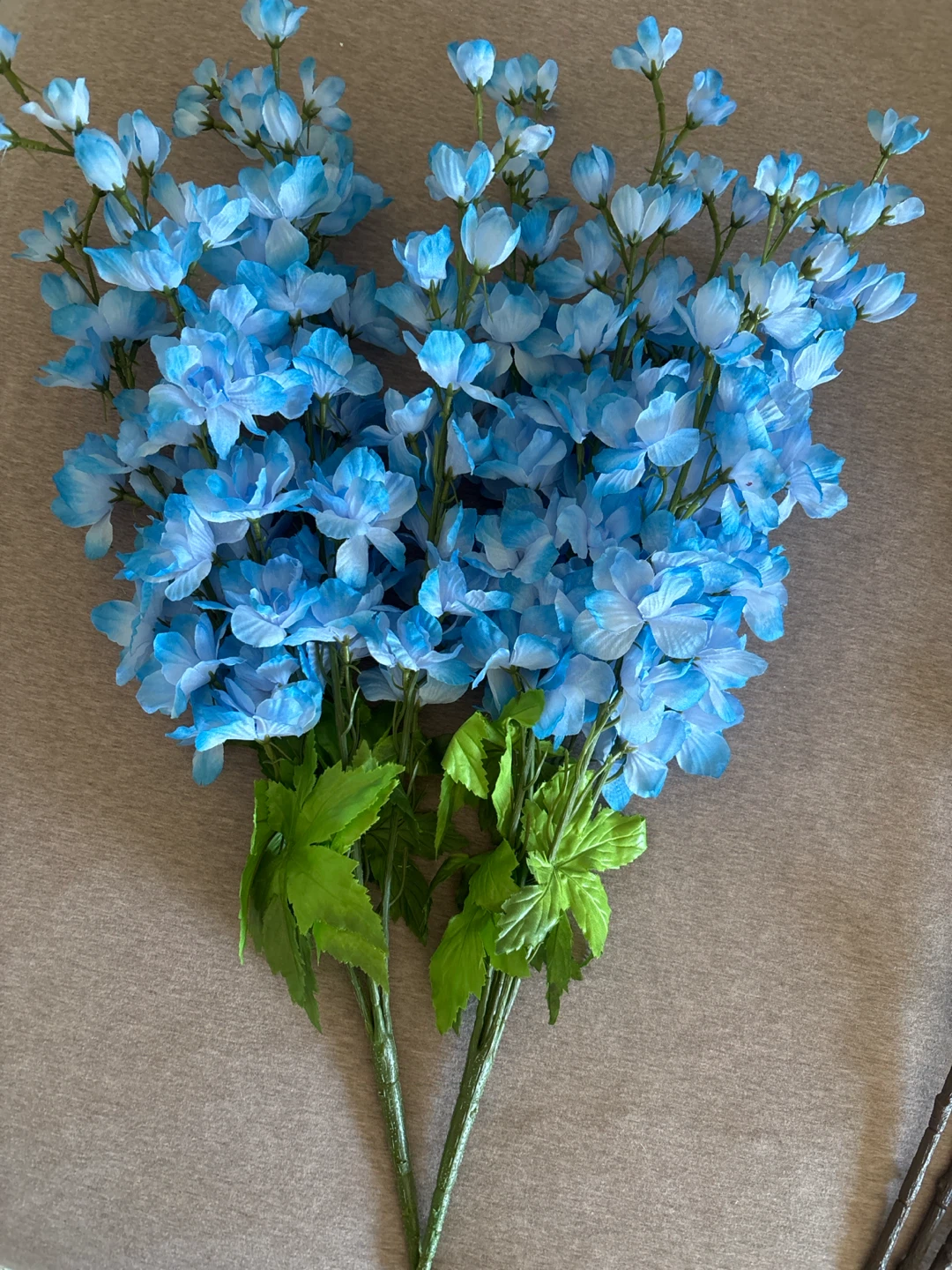 Artificial Blue Flowers Bouquet