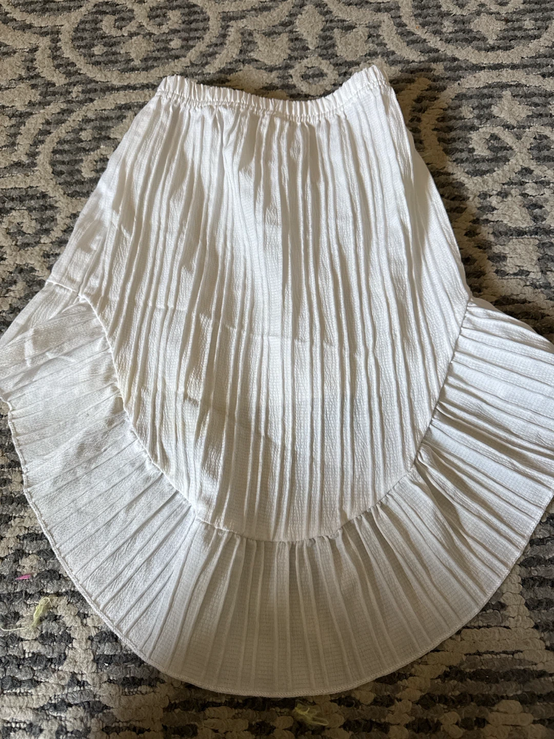 White Ruffled Tiered Skirt size 110 - photo 2