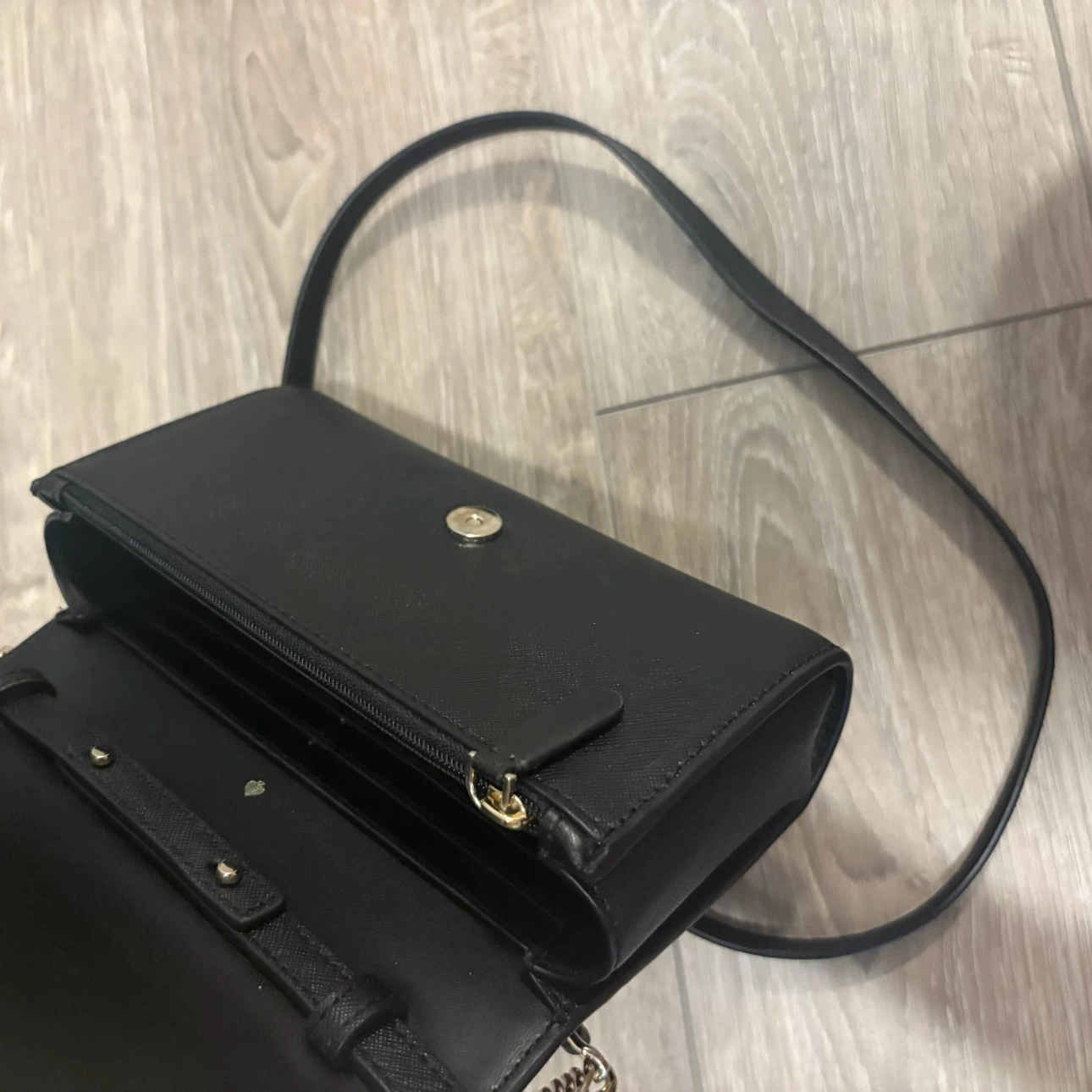 Kate Spade Black Leather Crossbody Wallet - photo 2