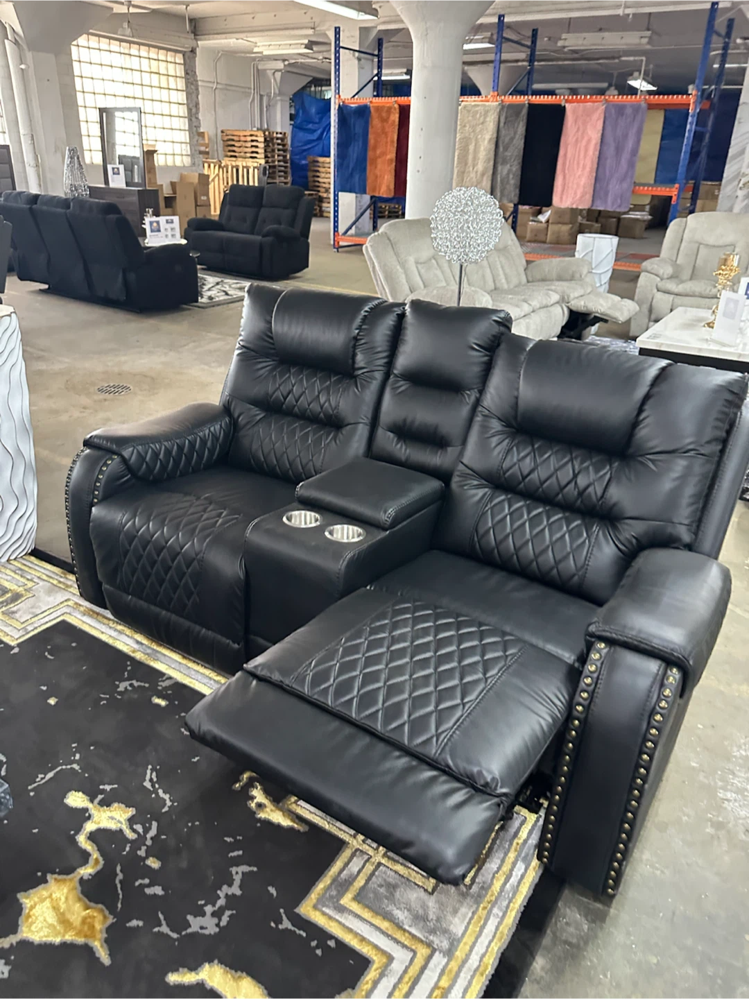 Sofa + love seat + recliner (new) - photo 2