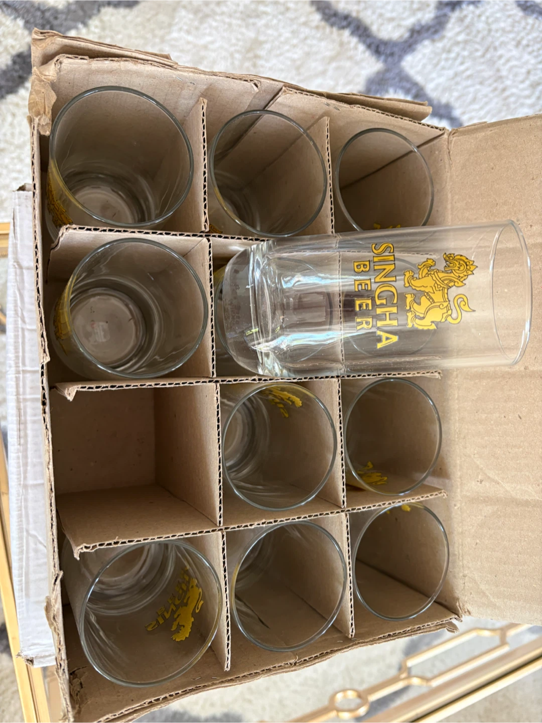Singha Beer Glasses Set