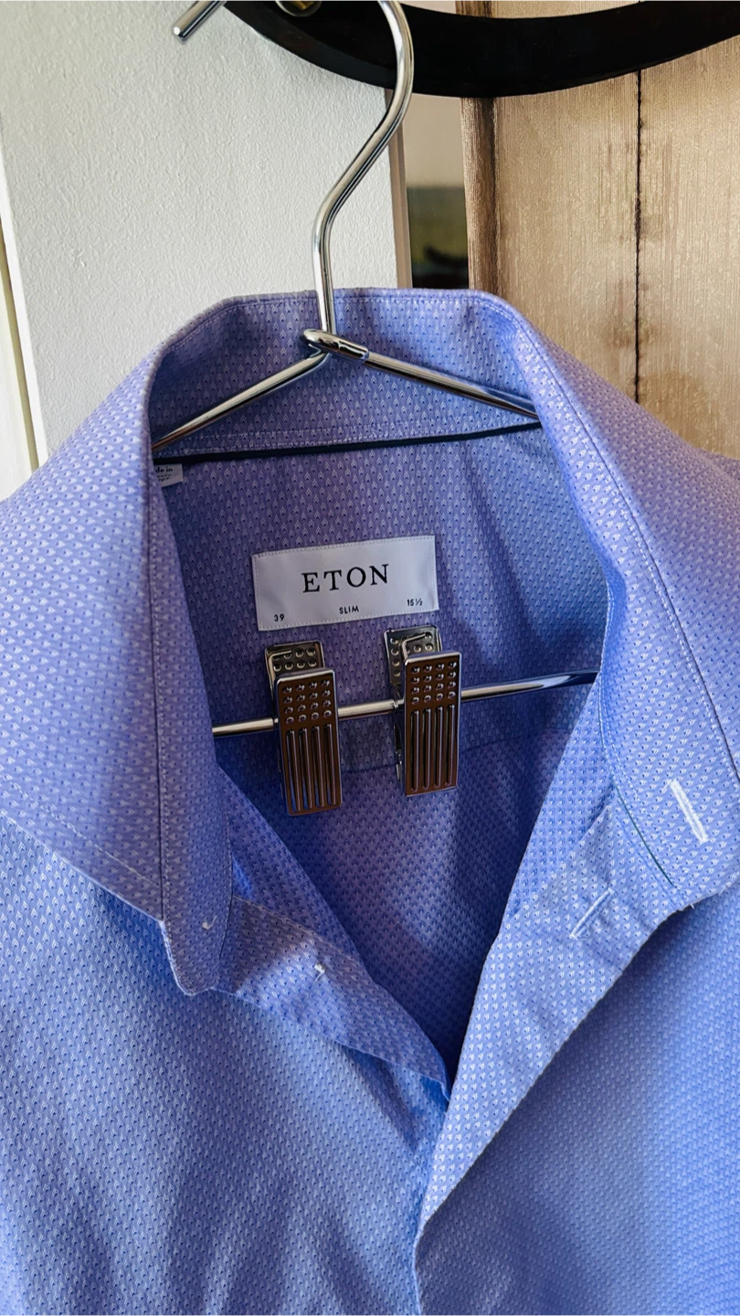 $300 Eton Slim Fit Dress Shirt
