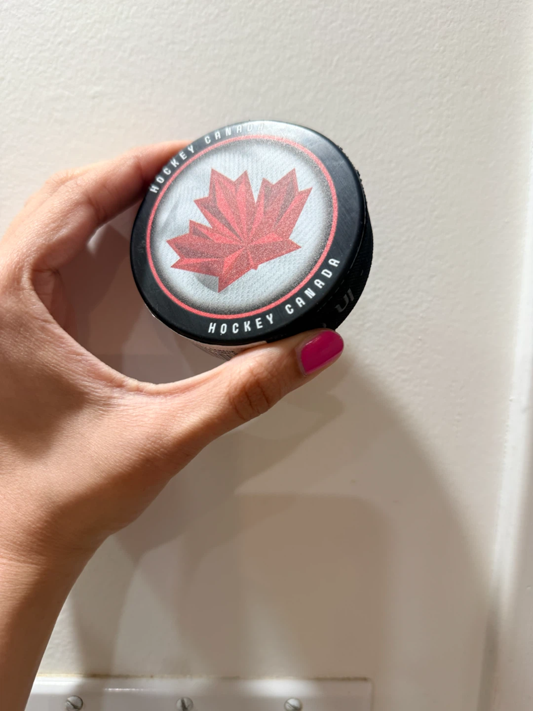 Hockey Canada 2026 Olympic Games Home Mens Puck - photo 3
