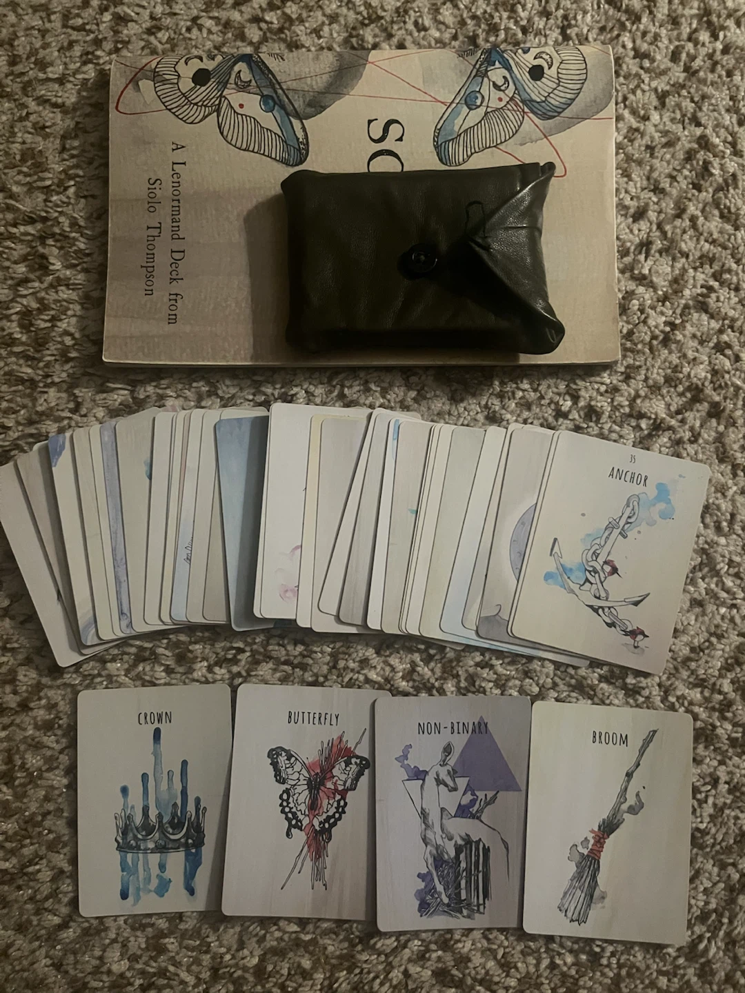 Scrying Ink Lenormand Deck by Siolo Thompson - photo 3
