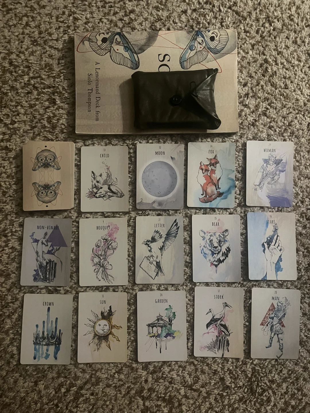 Scrying Ink Lenormand Deck by Siolo Thompson - photo 4
