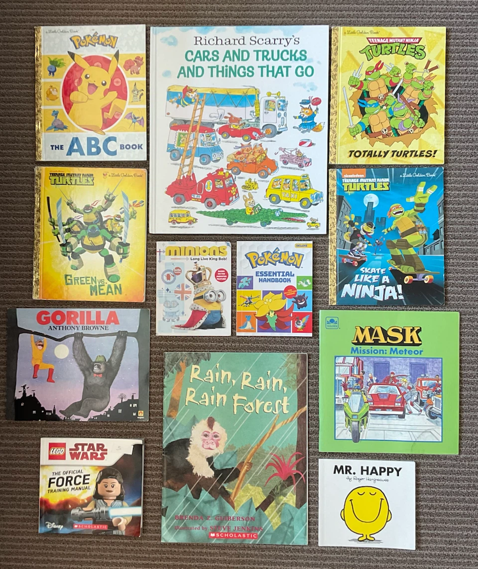 Children's Book Bundle - Cars & Trucks and More