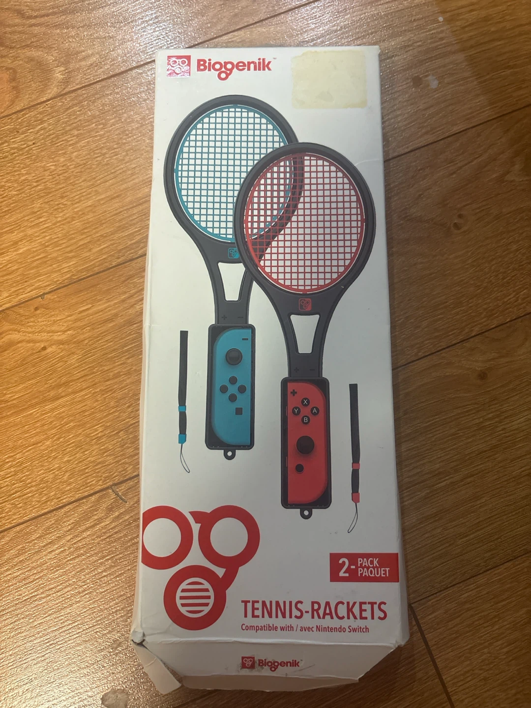Biogenik 2-Pack Tennis Rackets for Nintendo Switch