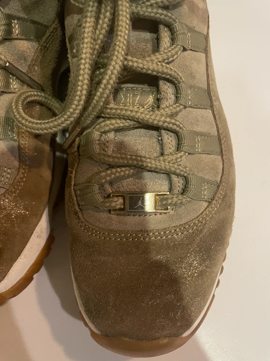 Wmns Air Jordan 11 Retro 'Olive Lux' - photo 4