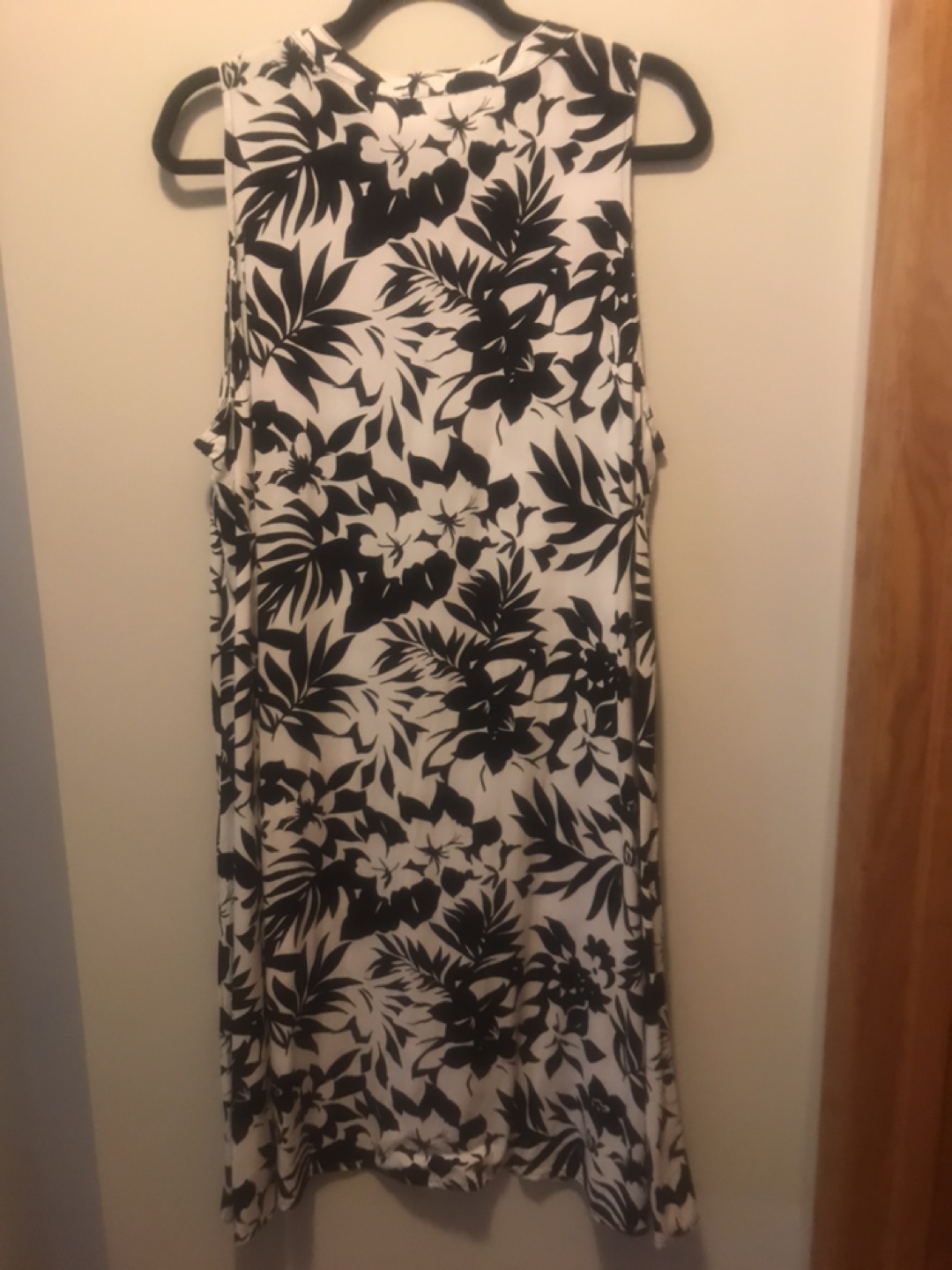 Sleeveless Floral Dress 1X Rayon Knee Length - photo 2