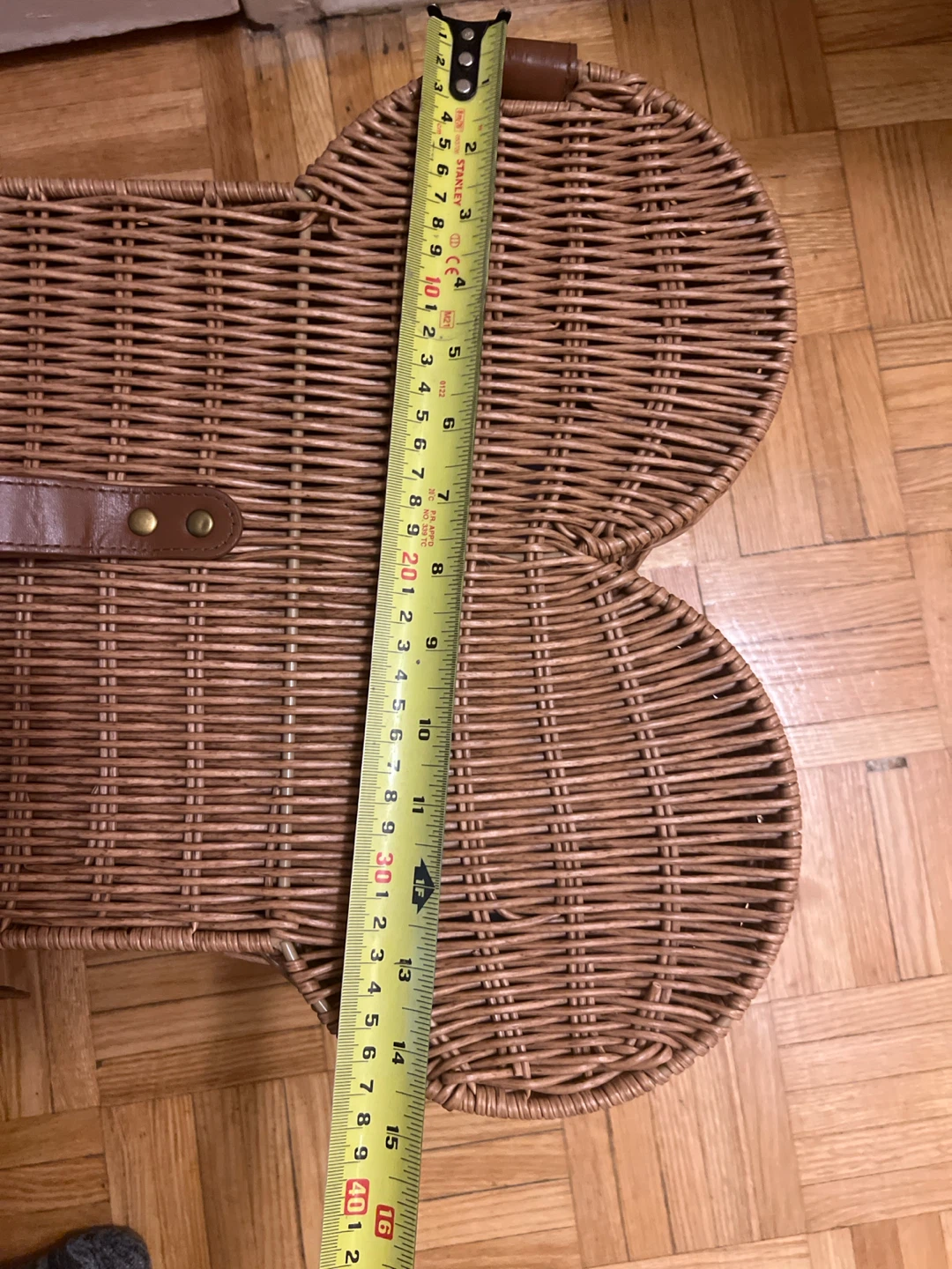 Wicker Bone-Shaped Storage Basket - photo 5