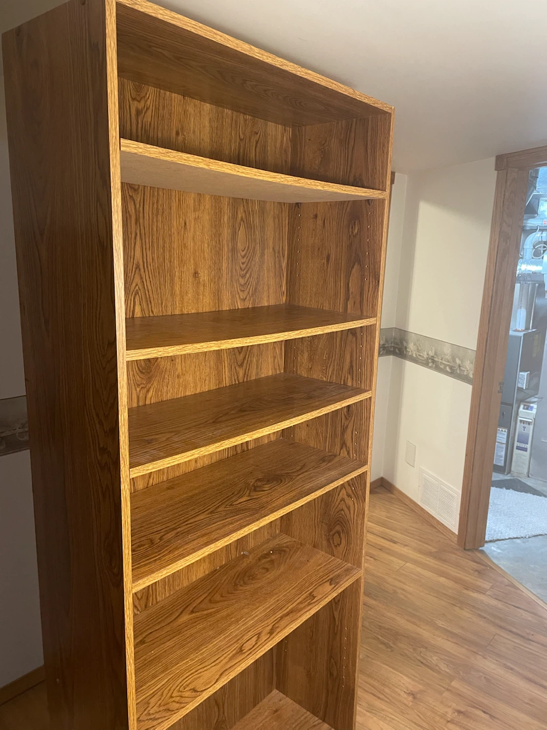 Wooden 6 shelf Bookshelf - photo 3