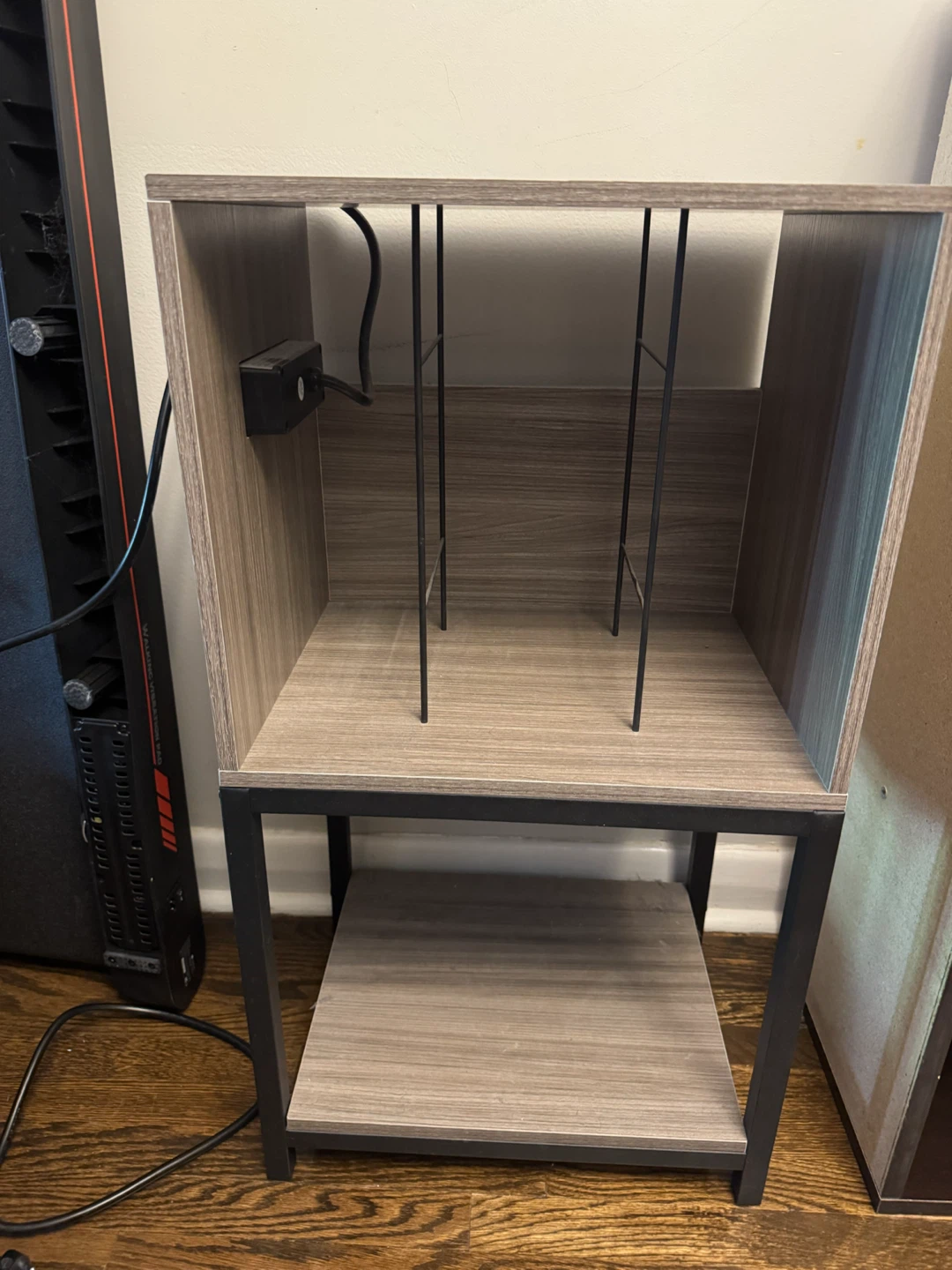 Record Storage Stand with Built-in USB Ports - photo 4