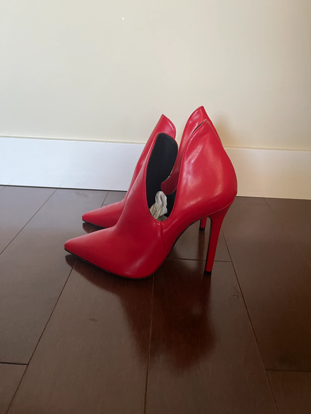 Red Pointed Toe Heels - photo 2