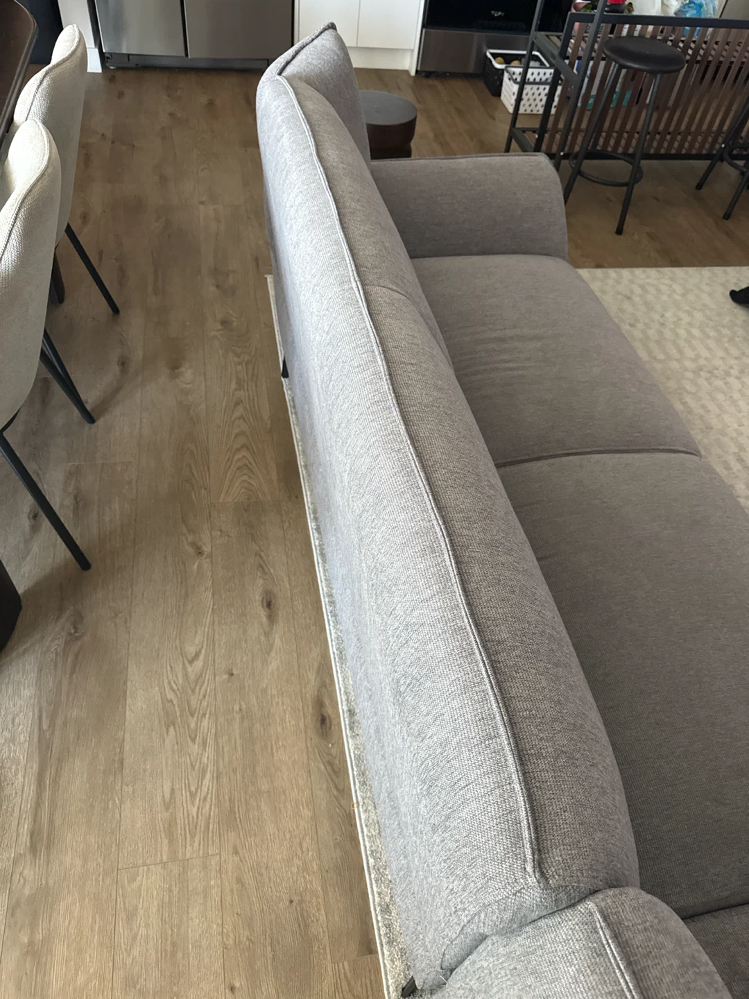 Detachable Grey Sectional Sofa - photo 4