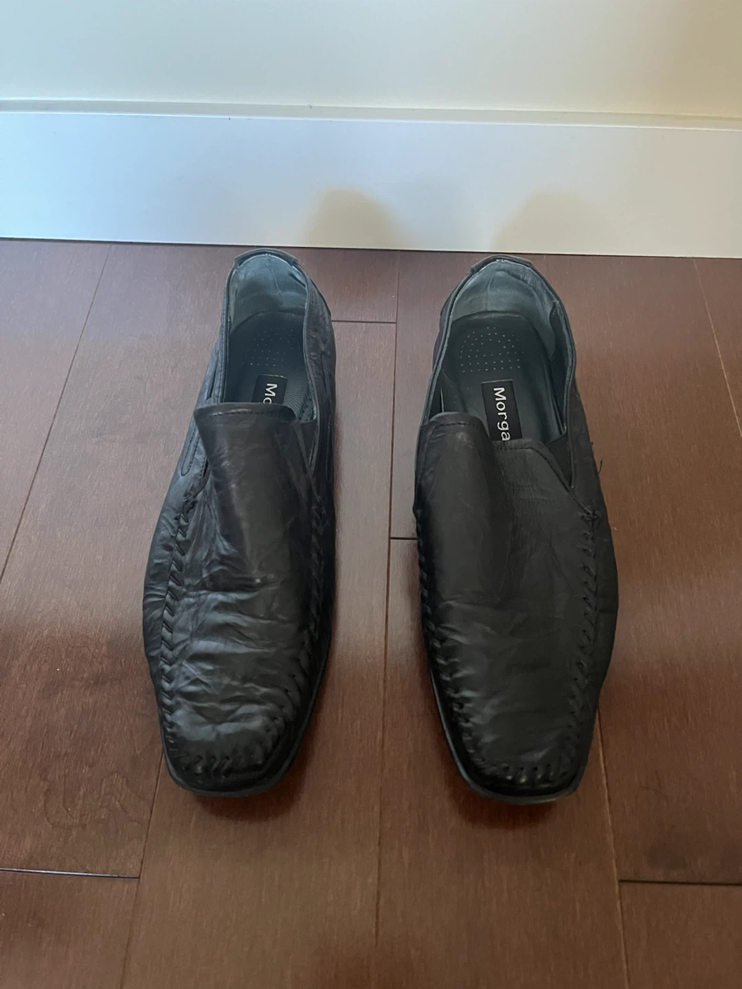 Morgan black leather loafers - photo 3