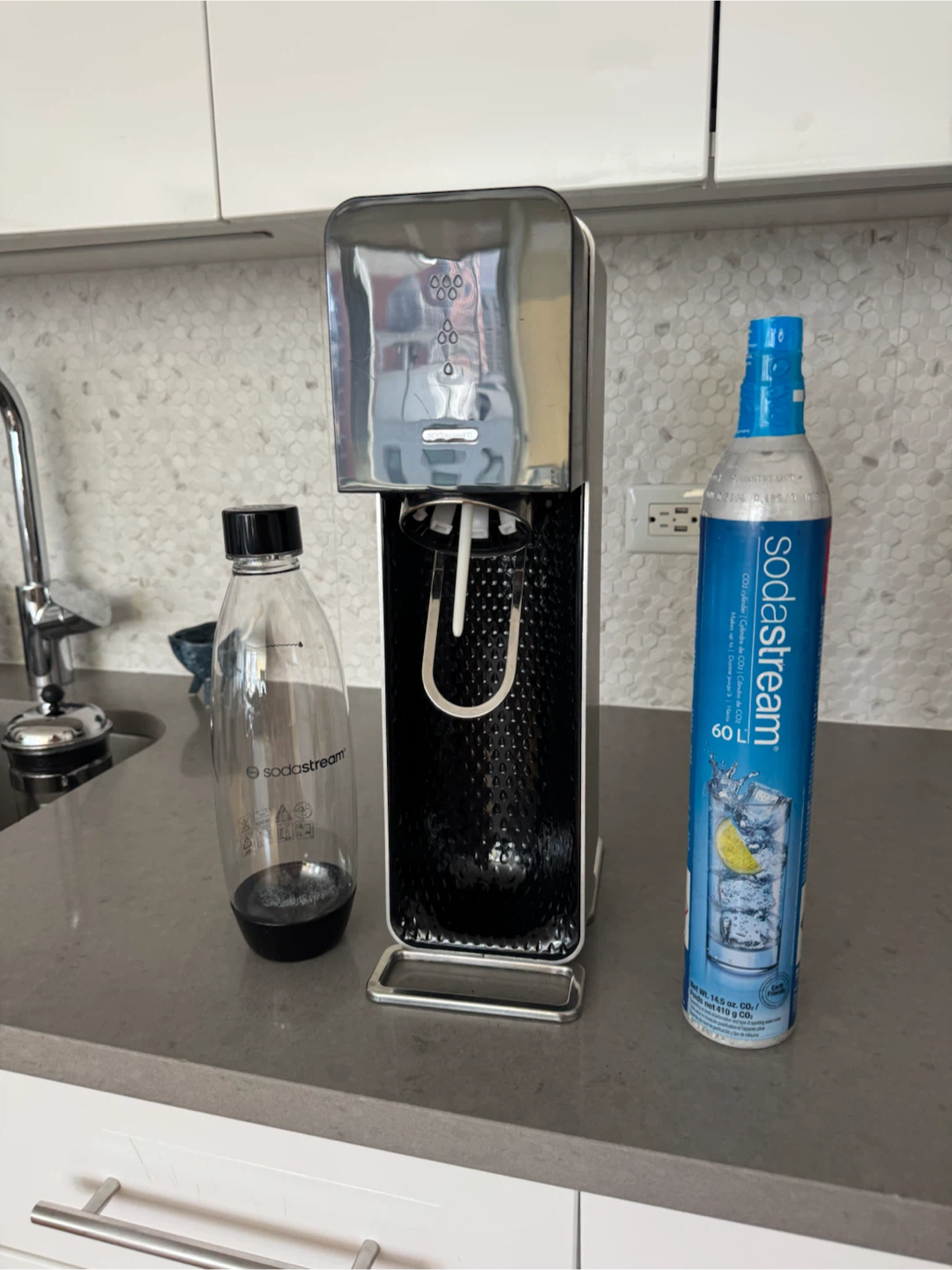 SodaStream Sparkling Water Maker with CO2 Cylinder