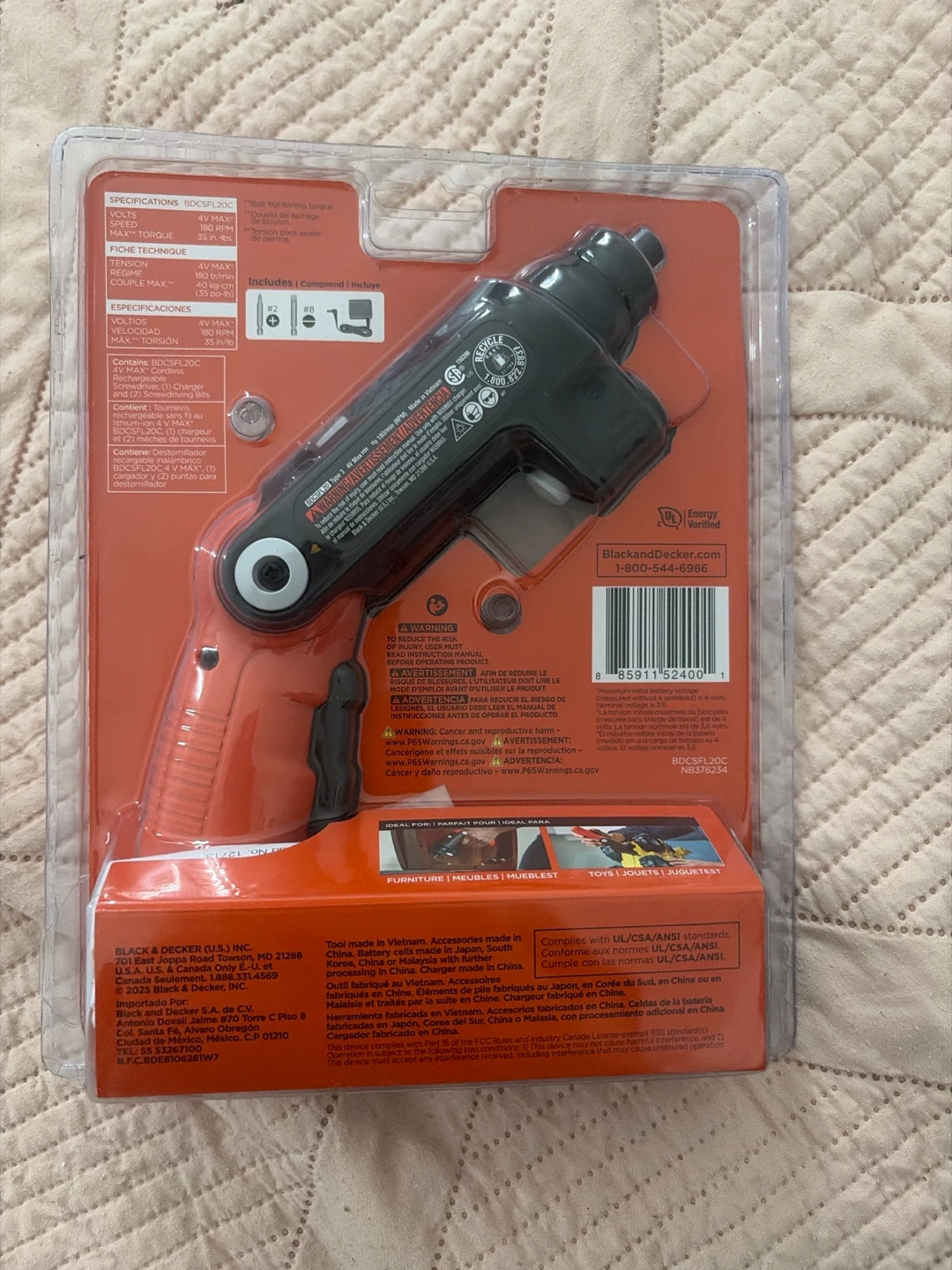 Black+Decker Pivot Screwdriver with  Light - photo 2