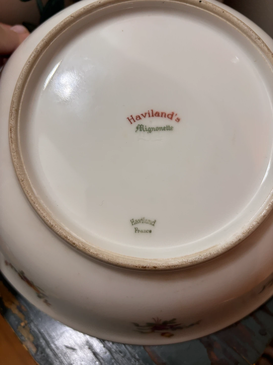Vintage HAVILAND LIMOGES "Mignonette" Serving Bowl - photo 4