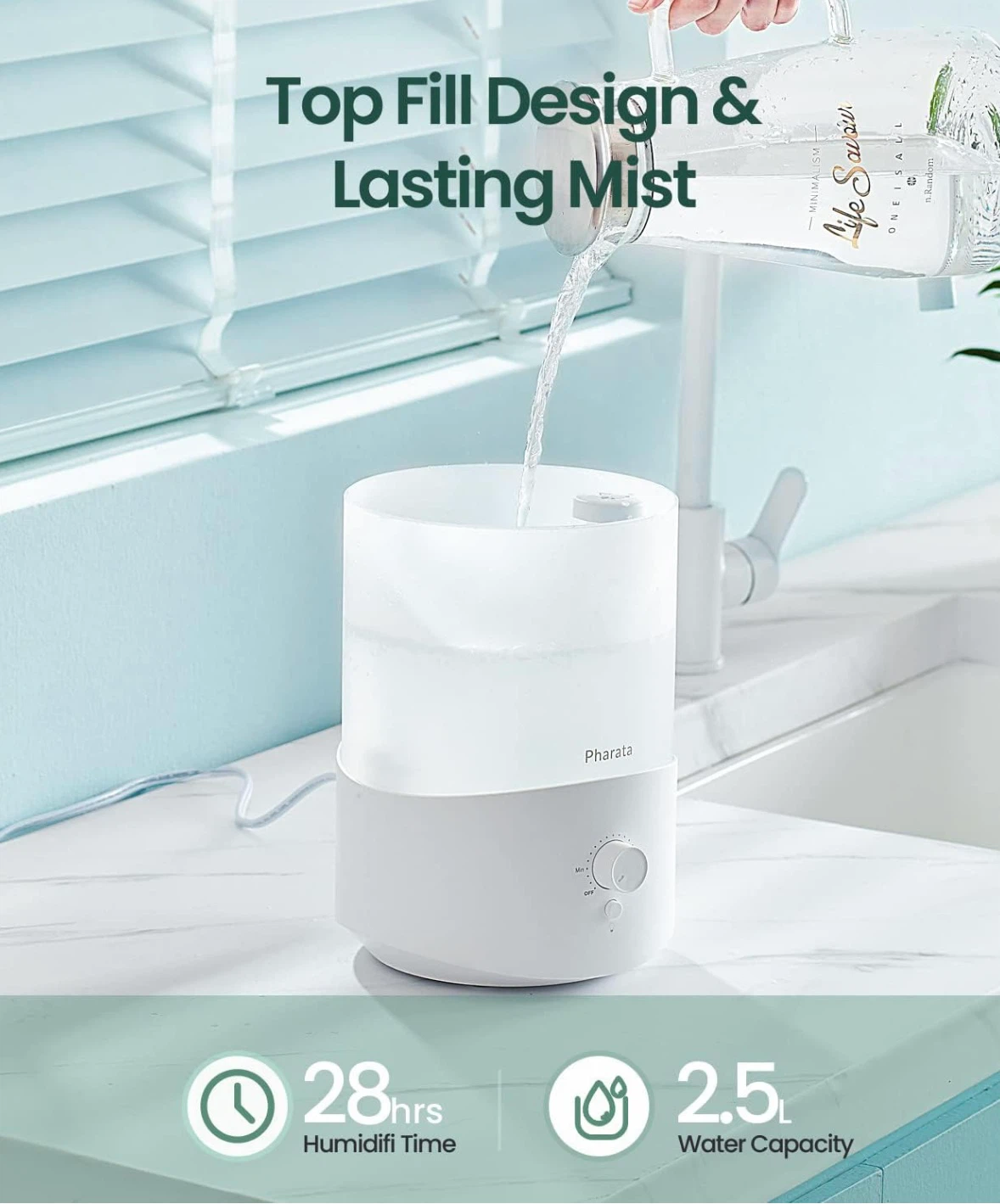 Pharata Top Fill Humidifier 2.5L - photo 3