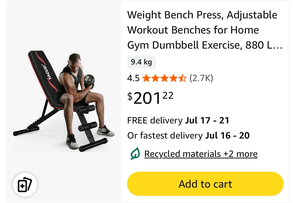 🏡 Moving Out Sale – Adjustable Weight Bench 💪 - photo 4