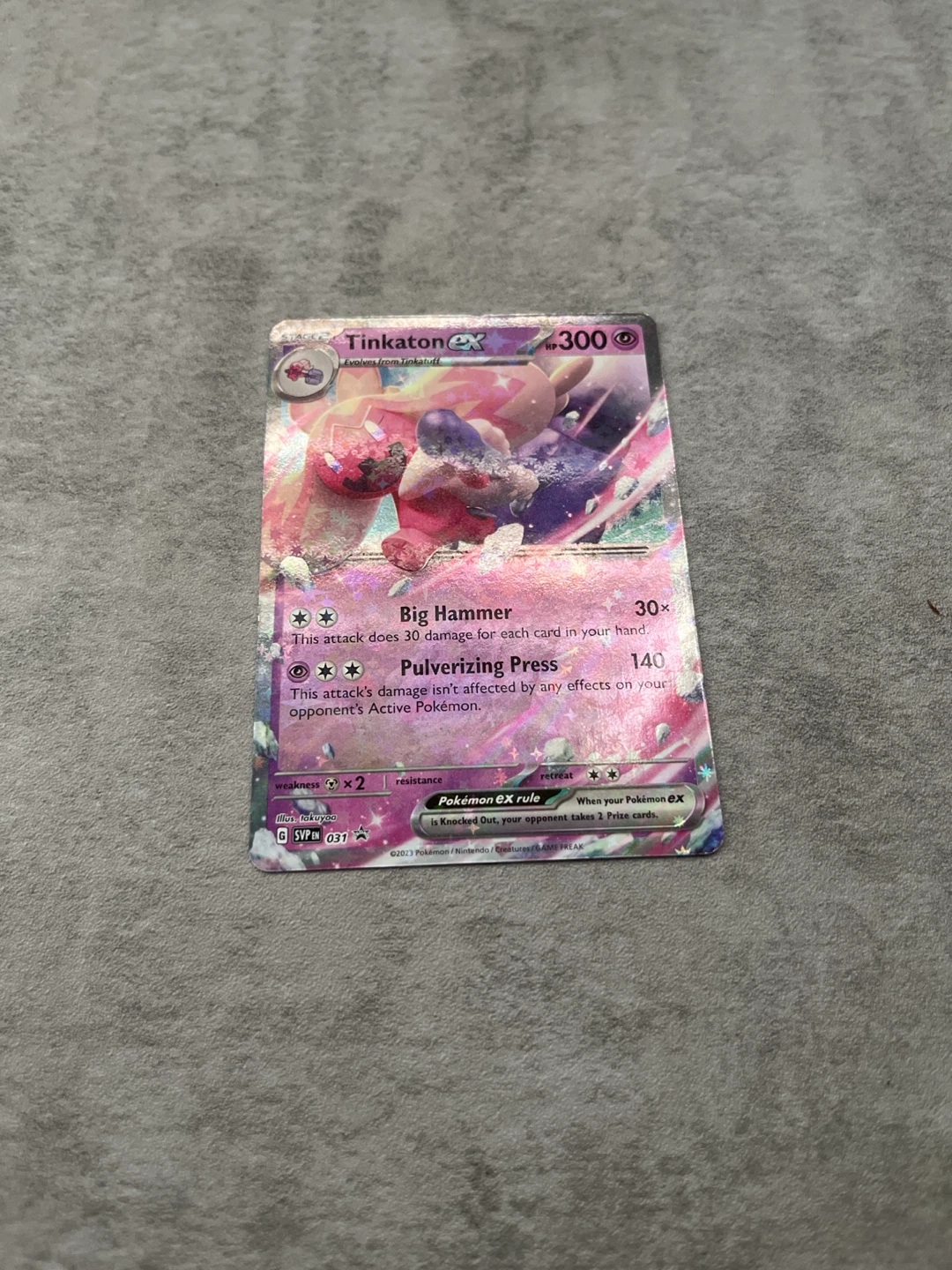 Tinka Ton Ex Pokémon