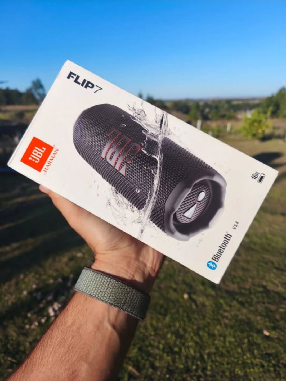 JBL Flip 7 Bluetooth Portable Waterproof Speaker- Black!