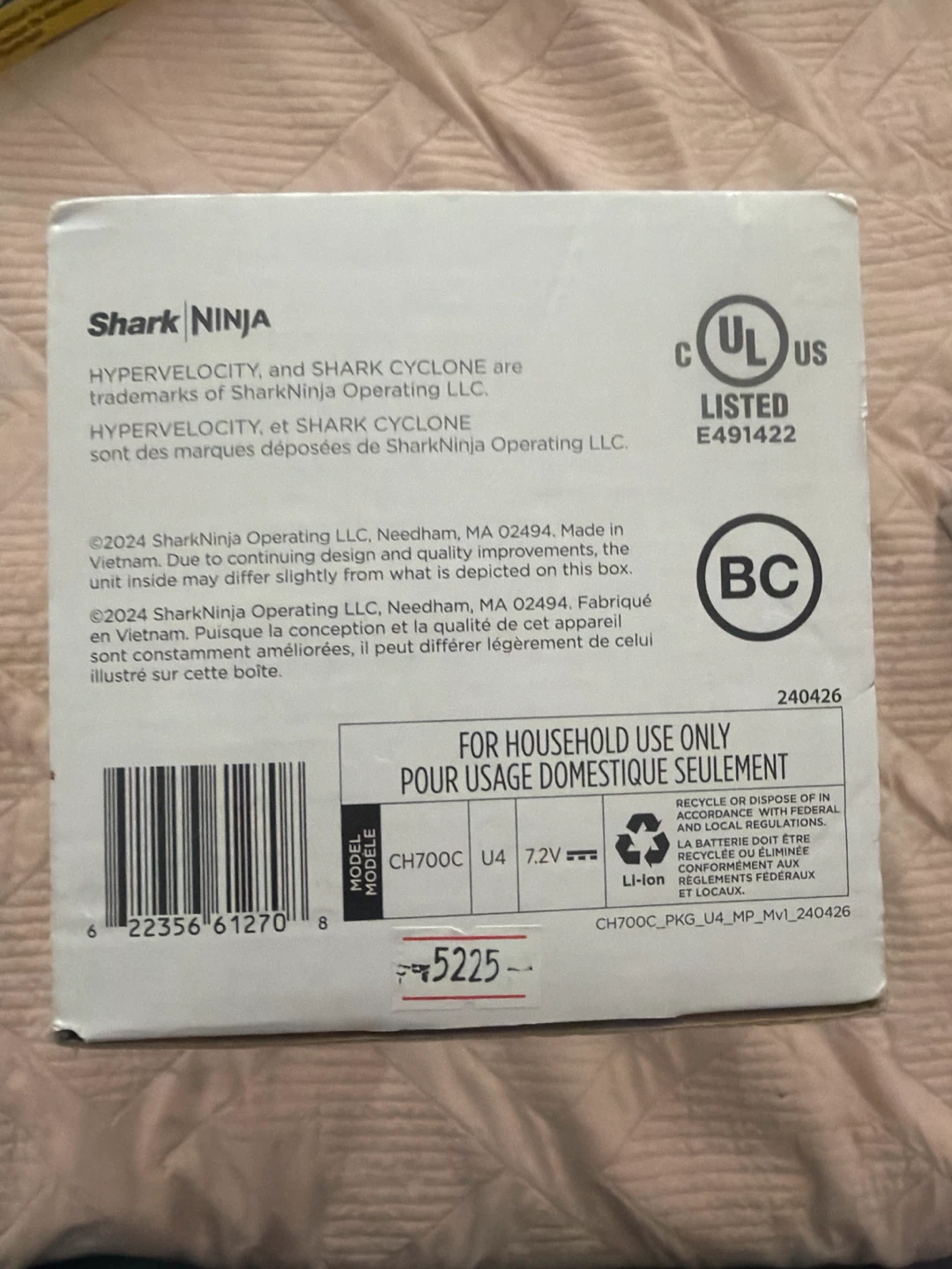 Shark Cyclone HyperVelocity Cordless Handheld Vacuum - photo 3