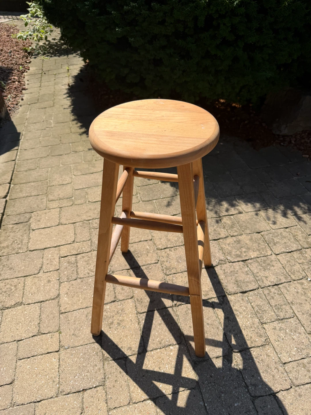 Wooden stool