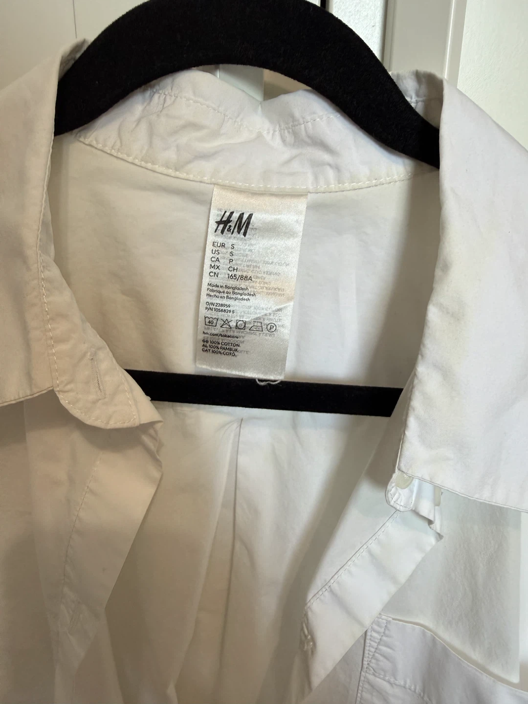 H&M White Button-Up Shirt - photo 2