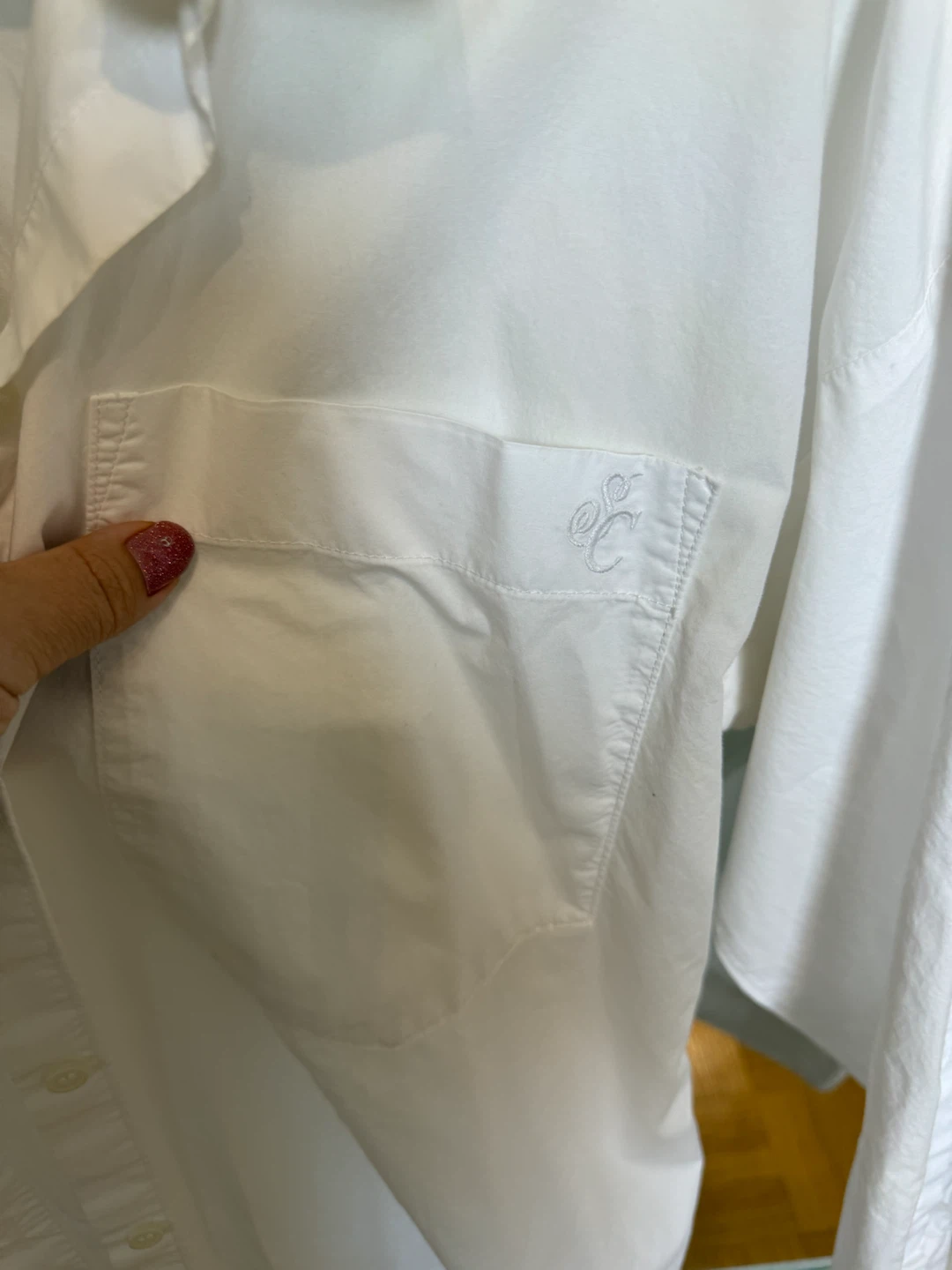 H&M White Button-Up Shirt - photo 4