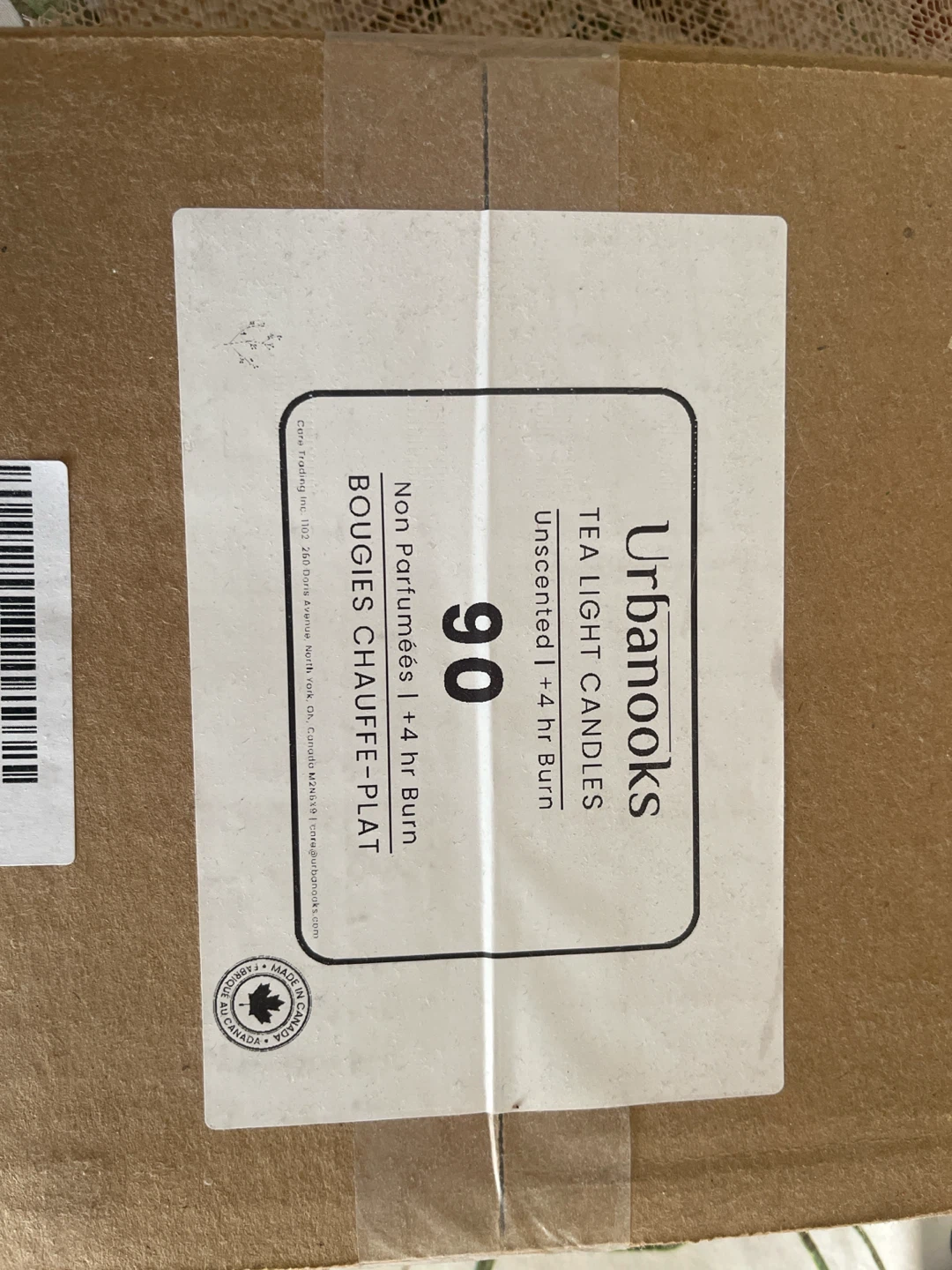 Urbanooks Tea Light Candles - 90 Pack