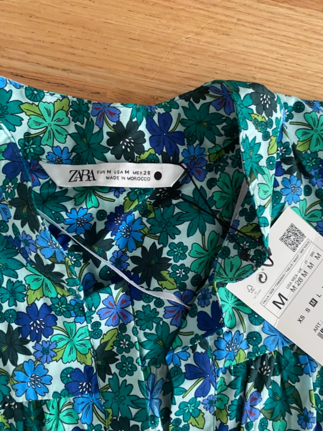 ZARA Floral Print Midi Dress - photo 2