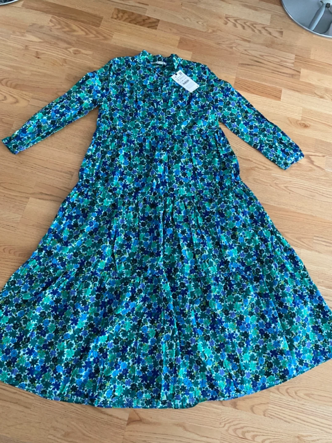 ZARA Floral Print Midi Dress - photo 3