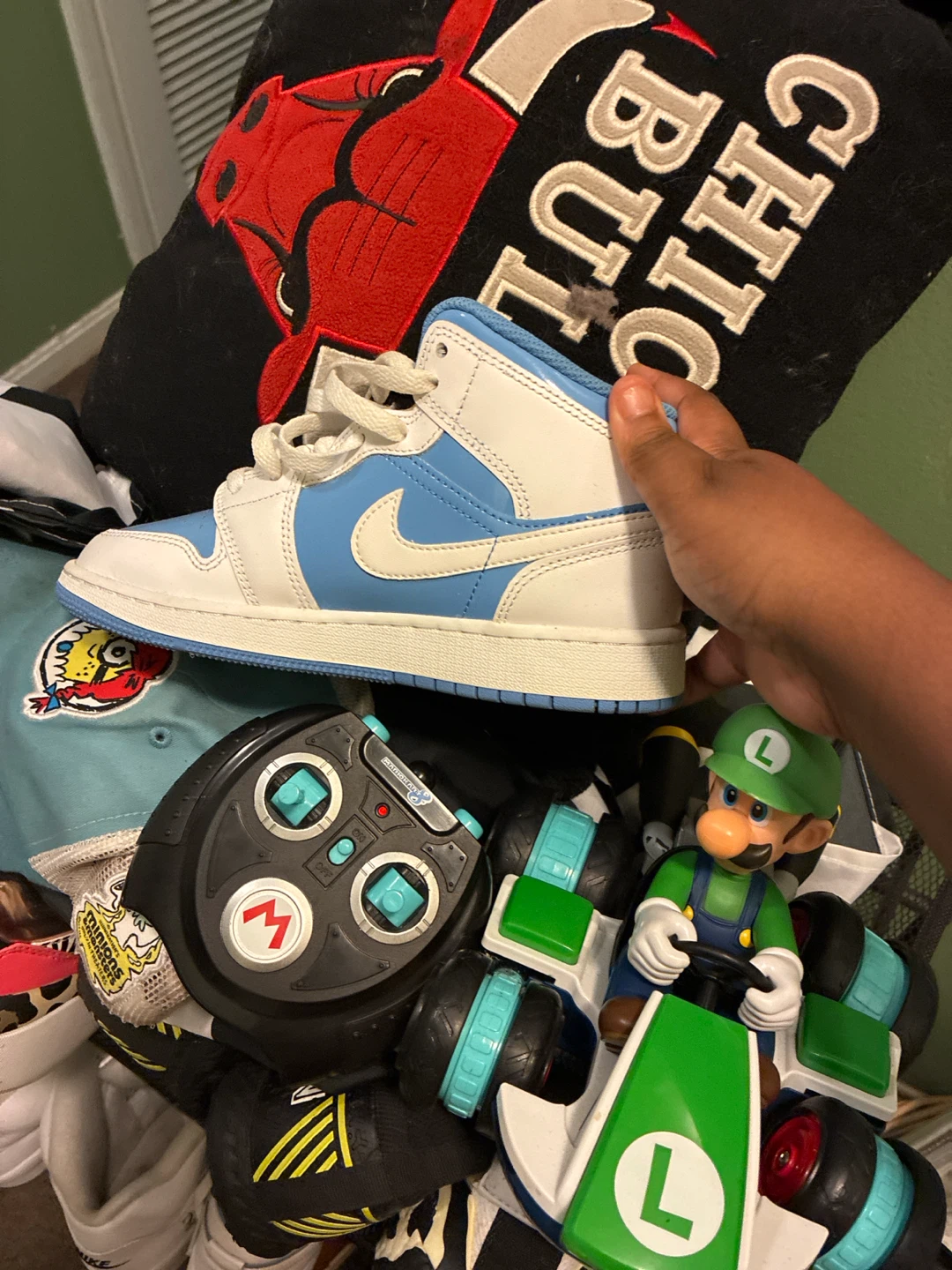 Air Jordan 1 Mid SE Light University Blue White