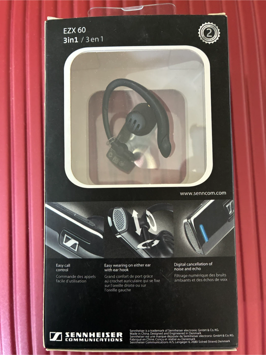 Sennheiser EZX 60 3in1 Bluetooth Headset - photo 2