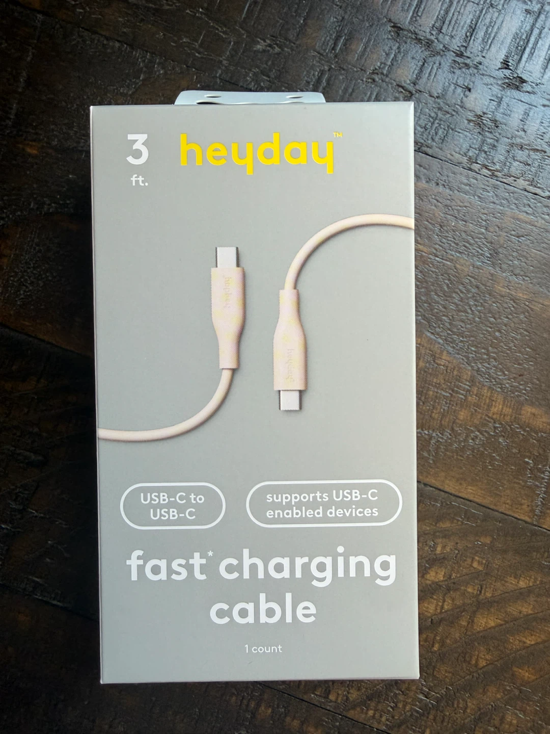 New and sealed box! Heyday USB-C to USB-C Fast Charging Cable